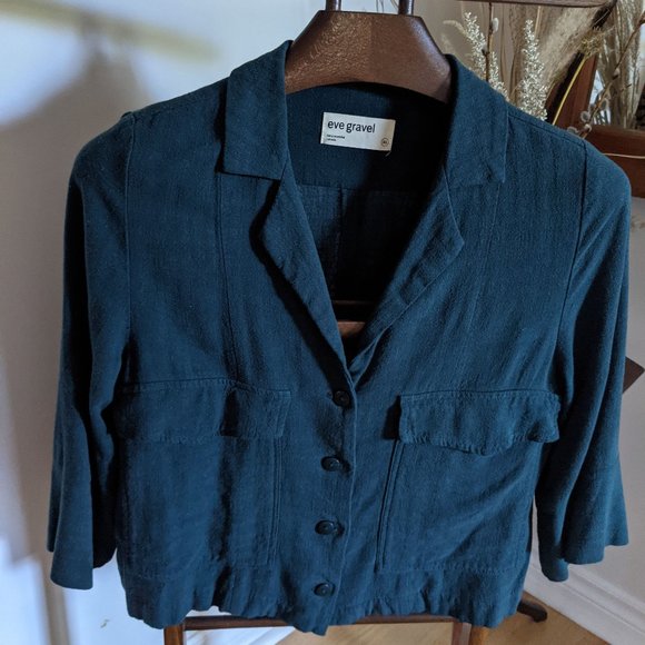 Eve Gravel - ROSEMARY SHIRT cyan (blue-green) - Picture 5 of 5